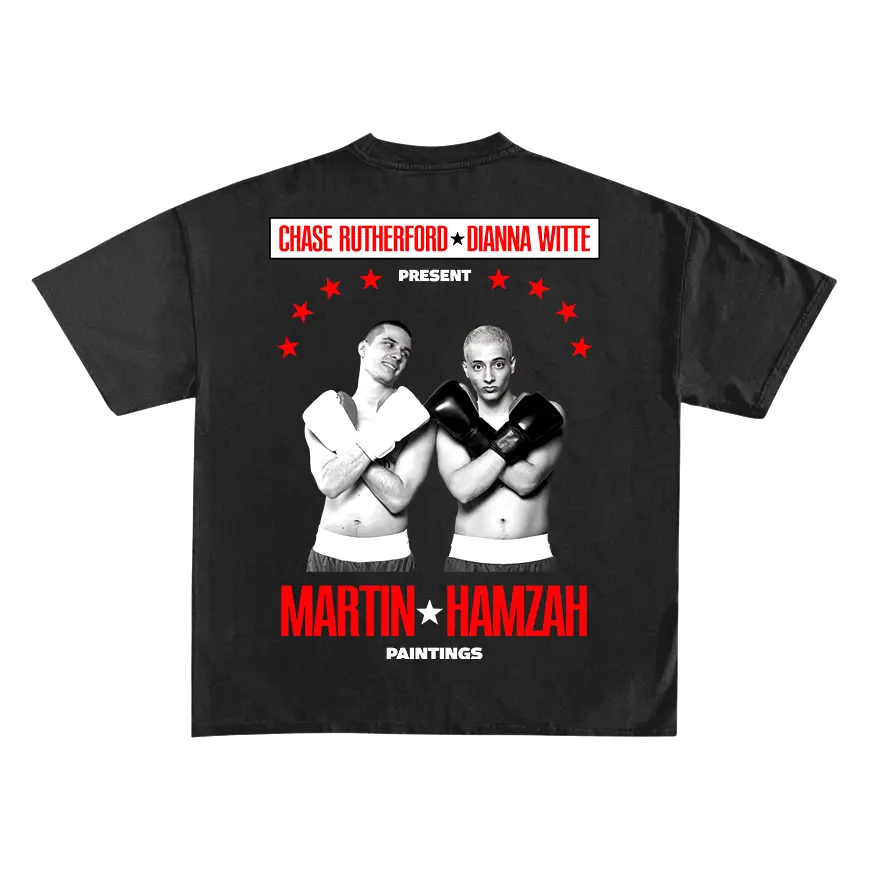 MARTIN - HAMZAH Fight Slushy Noobz Shirt - Hamzah The Fantastic - Martin The Kid Unisex Heavy Cotton Tee