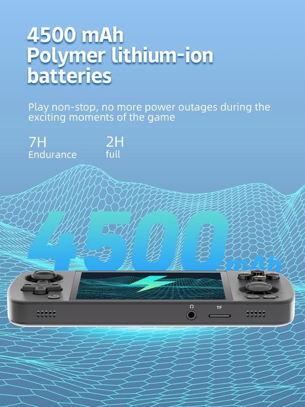 Anbernic RG405M【Buy 1 Get 1 Game Card(128GB)+1 Screen Protector+1 Type-C Cable】Handheld Game Console Aluminum Alloy Android 12 Google Play 4.0 Inch IPS Touch Screen 26 Emulators support OTA wireless upgrade, online matchmaking