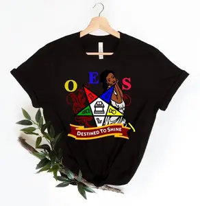 OES Destined To Shine Shirt, Order Of The Eastern Star Shirt, Gift for Eastern Star, OES Shirt, Eastern Star Shirt, Logo Oes Shirt