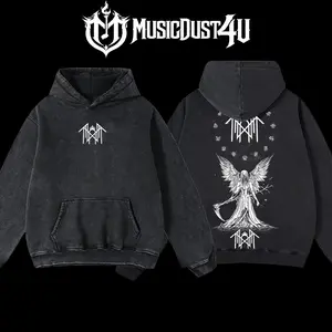 MusicDust4U Retro Vintage Limited Edition Sleep Token - Take Me Back To Eden (Reaper Angel)" Classic Cotton Hoodie Unisex 100% Premium Cotton 230gsm