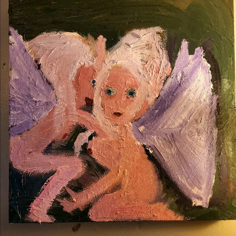 FairyDust Babes  Modern Housewarming Wall-mounted canvas oil painting