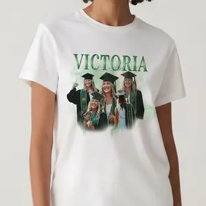 Carpesun Custom 90s Vintage Graduation Bootleg Shirt, Custom Your Own Bootleg Idea Shirt, Senior Year Graduation Bootleg Rap Tee, Gift for Graduation Green Crop Top Menswear