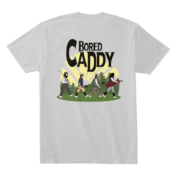 Bored Caddy Abbey Golf T-Shirt Cotton Blend Crew Neck T-Shirt