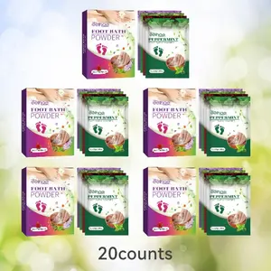 Foot Bath Salt, 20pcs/set Deep Cleansing Foot Bath Powder, Foot Skin Moisturizing Powder, Foot Care Product for Women & Men