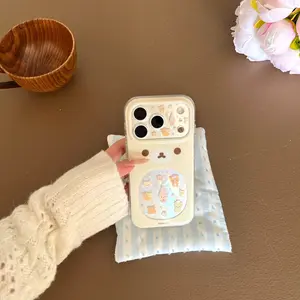 Fashionable Women's Phone Case, Protective, Simple Design, Unique Bear Pattern, Fits Iphone17promax/iphone16promax/iphone15promax,iphone14pro,iphone13pro,iphone13, Accessories