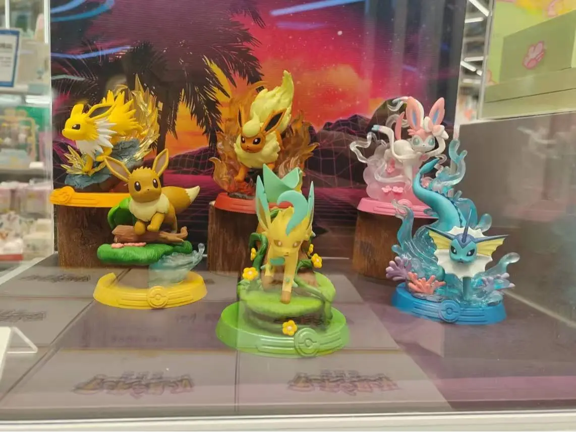 Adventure Eevee Series 2 Action Figure Dolls Set - Collectible Designer Toys with Bubbles, Ideal Birthday Gifts, Reliable Customer Support