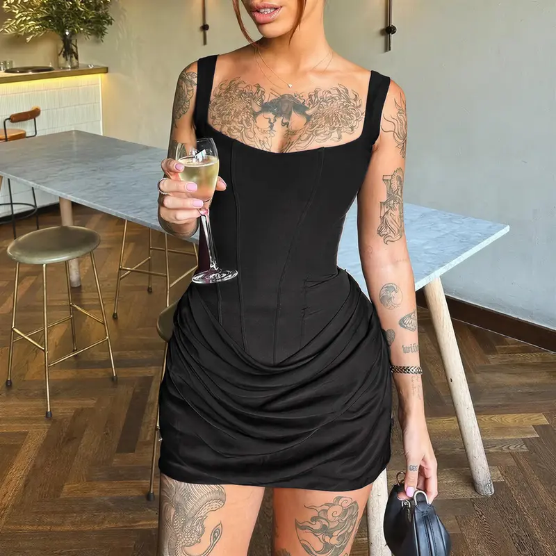 Party dress lace up back - TikTok Shop