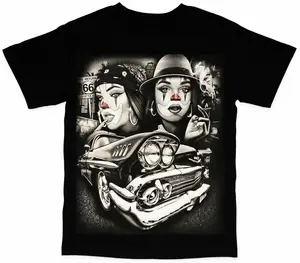 Tears Of A Clown Chola With A Lowrider Bomba Mens T-Shirt Menswear Top