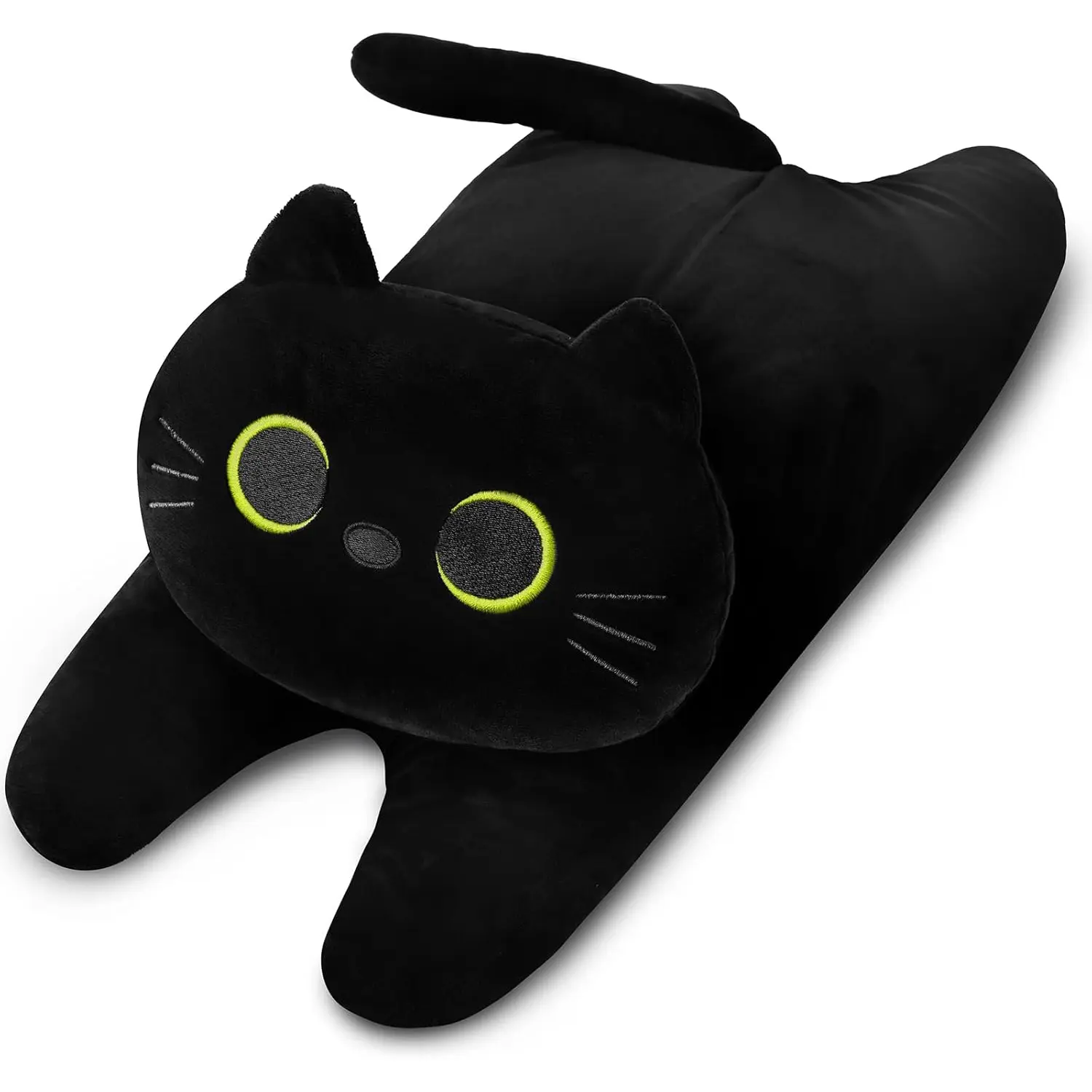 Cuckool Microwavable Stuffed Animals, Microwave Heating Pad For Women And Kids- Cute Soft Cozy Plushies Heatable Warm Stuffed Animals, Kawaii Hot & Cold Plushie Toy - Cat Gifts For Girls Boys