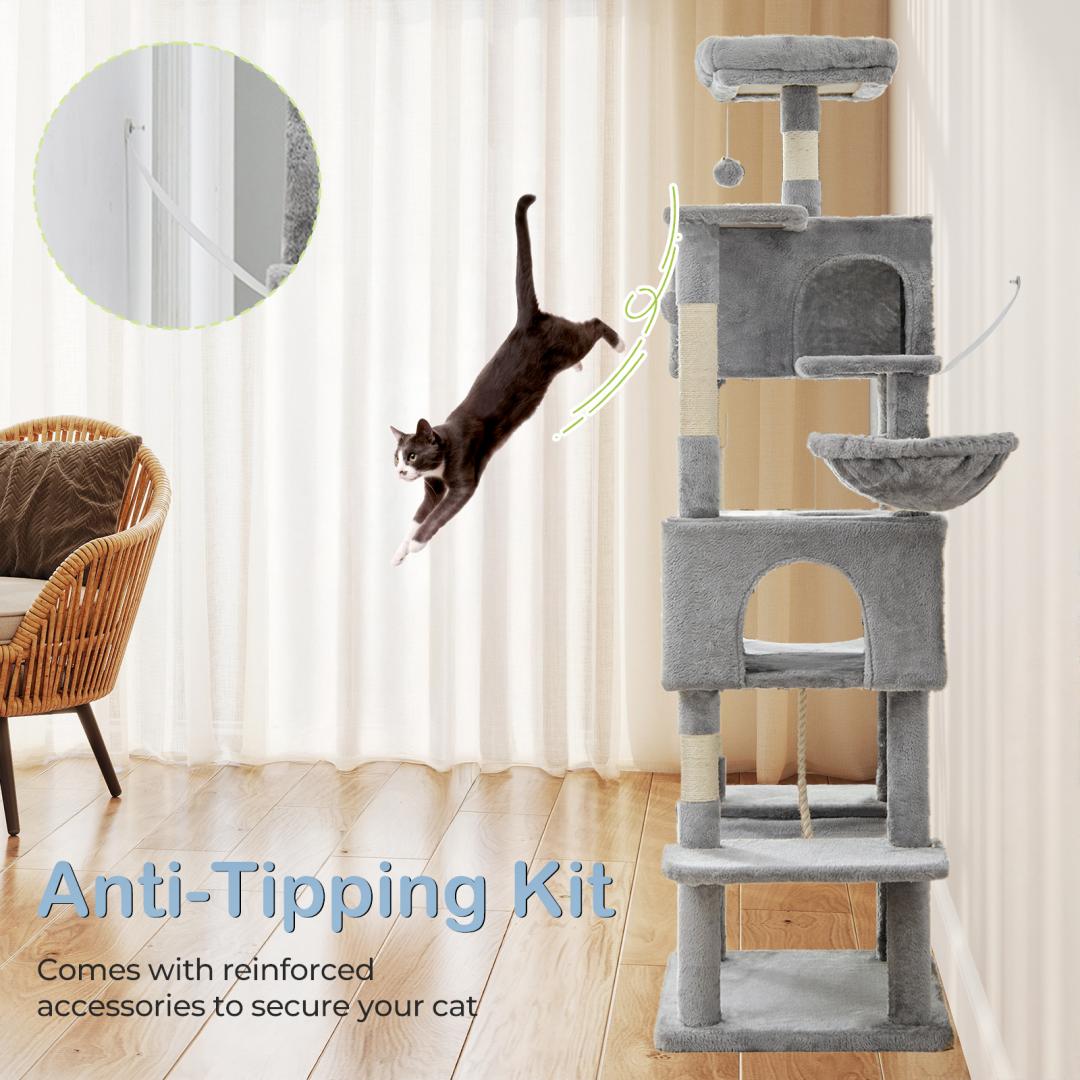 66 Inch Cat Tree Tower