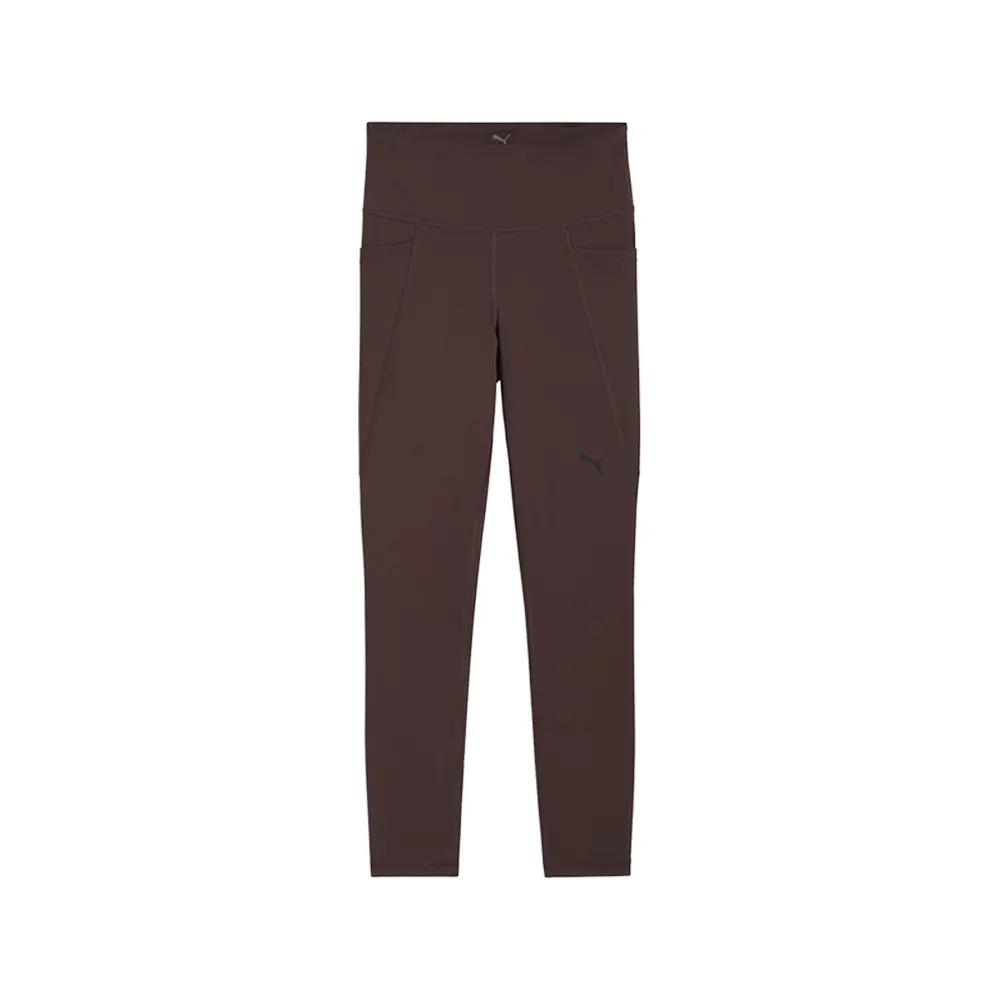 PUMA Womens Train All Day Essentials High Waist 78 Leggings Casual - Brown PUMA Womens Train All Day Essentials High Waist 78 Leggings Casual - Brown