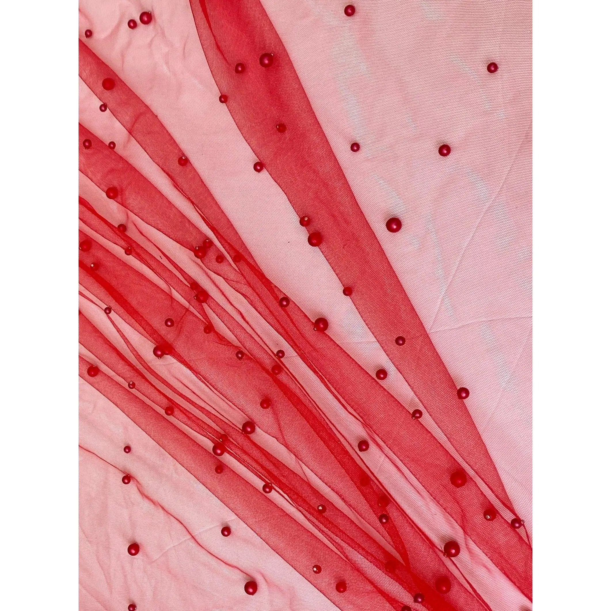 Red Pearl Tulle