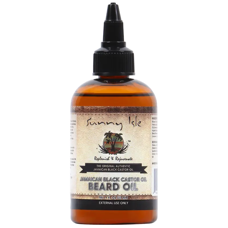 Sunny Isle Jamaican Black Castor Oil Beard Oil - 4oz