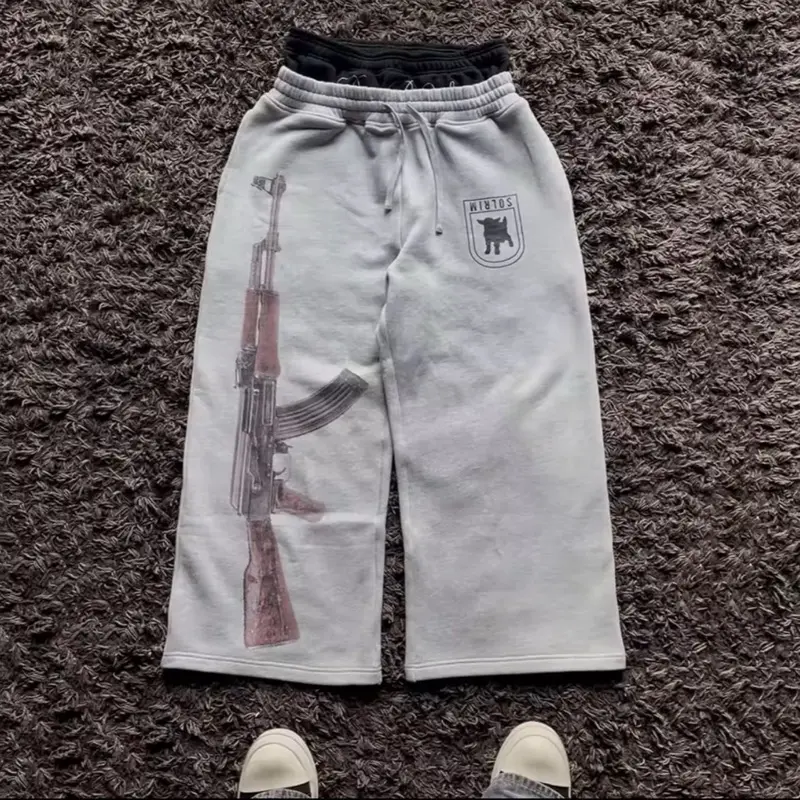 Double Waisted Baggy Sweatpants