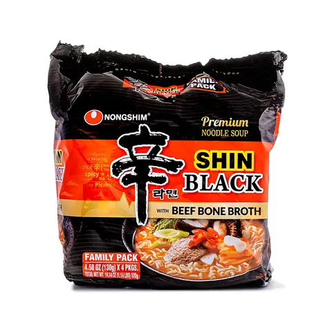 Nongshim Shin Black Ramen Noodle Soup Family Pack
