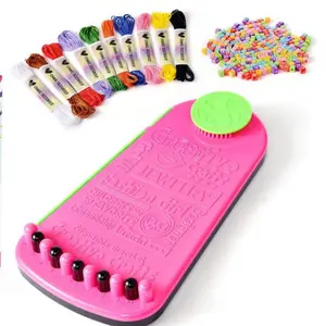 Friendship Bracelet Loom Craft Kit, Friendship bracelet board,Kids, Bracelet Making Kit, Jewelry-Making Kit, Gifts for Girls 8-12