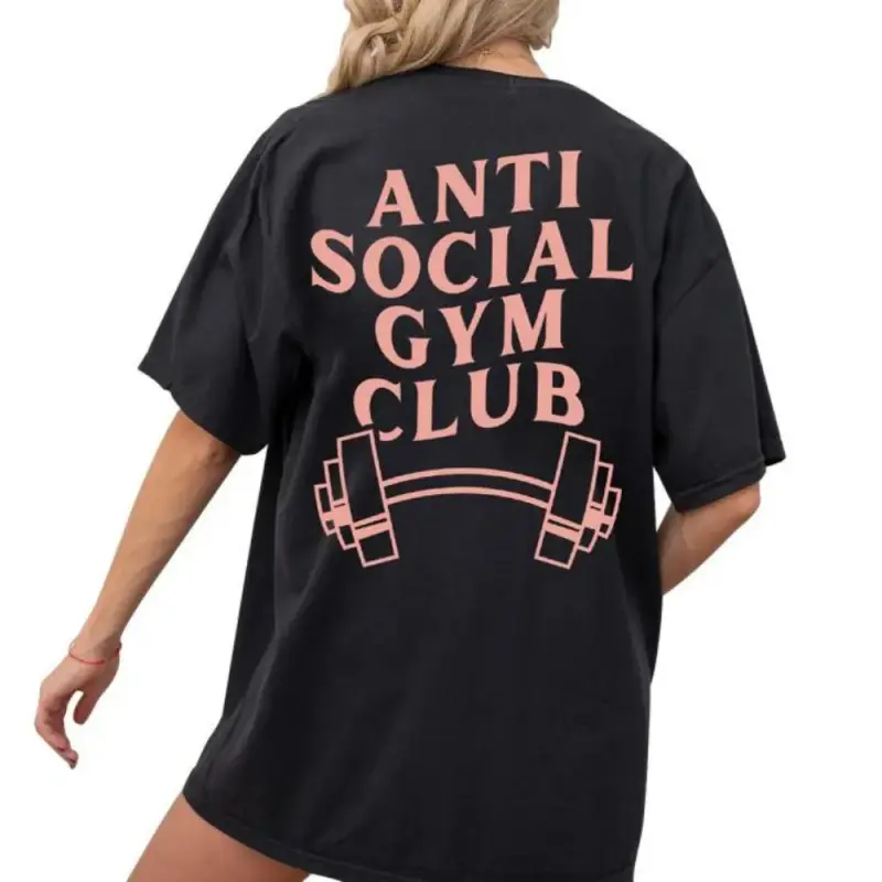 180g[100%cotton]Gym Club Shirt, Comfort Color Gym Shirt, Fun Workout Tshirt, Beginner Gym Shirt, Gym Workout Shirts, Weightlifting Shirts, Gym Lover Oversized Tee Athletic Activewear Athletic Style Activewear