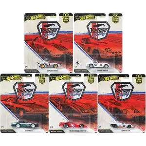 Hot Wheels Premium Car Culture Vintage Racing 2026 Mix 5 Complete Set of 5