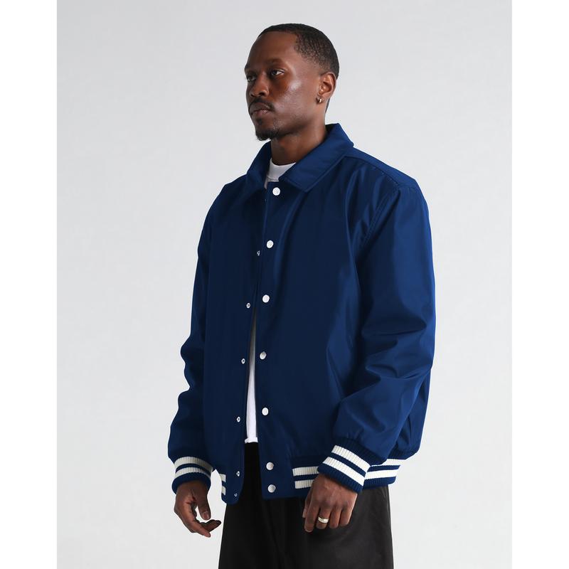 Collared Varsity Bomber Jacket