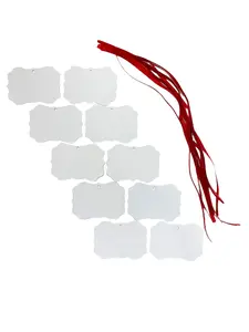 Aluminum Benelux Sublimation Blanks, Double Sided, 10 Piece Set, 2024 Christmas Ornament Blanks, Bulk Discs Supplies for DIY Christmas Tree Decor Star Print