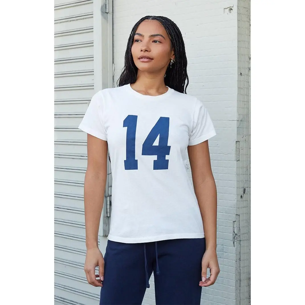 John Galt Women's White Chloe 14 T-Shirt - Multicolor