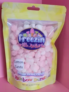Freeze Dried Cotton Candy Rainbow Bursts