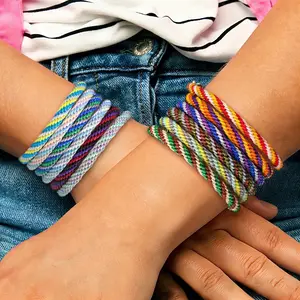 SummerVibes Bracelet Making Kit with 12 Zodiac Nylon String, DIY Crafts for Beginners Kids Adults, Stress Relief Friendship Gifts Birthday
