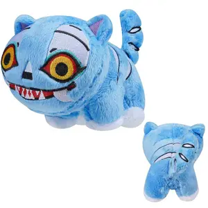 Demon Hunters Plush Dolls, Cartoon Stuffed Soft Toy, Tiger Derpy Plushies Toys for Children Girls Fans, Gift for Birthday Christmas