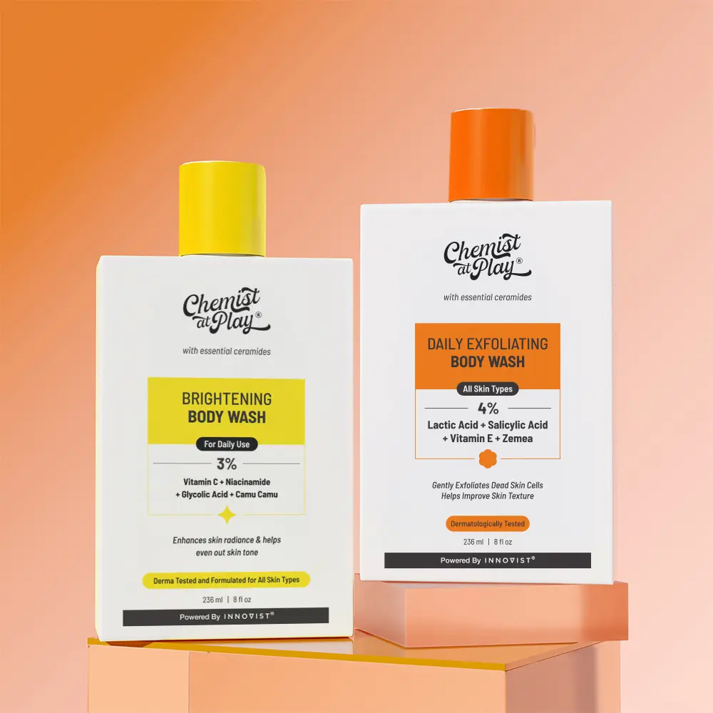 Gentle Exfoliating Body Wash and Brightening Boost Body Wash