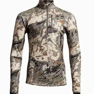 Men’s Camouflage Quarter Zip | Trailhead Fleece Pullover No Pocket