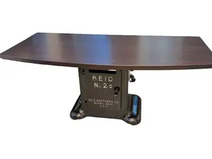 Reid No.2 Desk with built in cabinet and drawer Solid Cherry work surface 84" x 38"