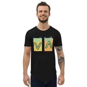 Crocodile Dandi Men's Curved Hem T-Shirt