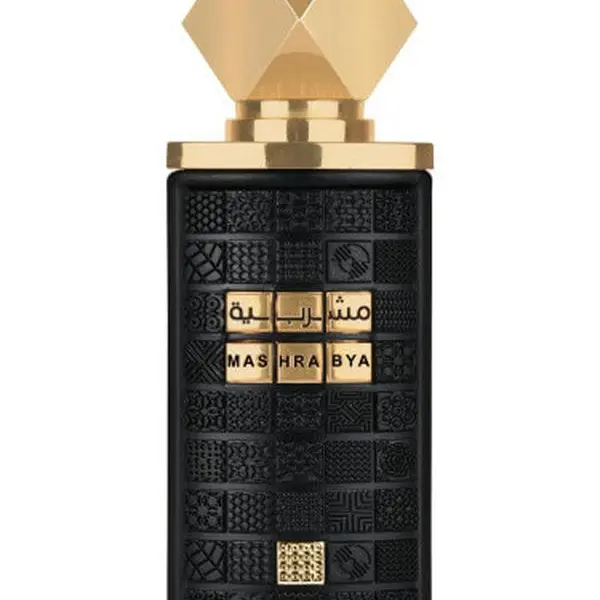 Lattafa Mashrabya Unisex Eau de Parfum Spray - 3.4 oz Aromatic Woody Fragrance with Amber, Bergamot, Oud Notes