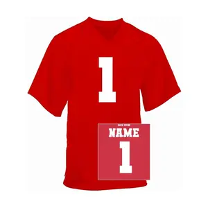 Custom Personalized Kids Football Jersey for 1st Birthday with Name and Number, Customizable Number Options Available