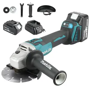 Heavy-Duty Makita Electric Goddess DGA404 125MM Cordless Angle Grinder: Brushless Variable Speed Cutting Machine For 18V Battery