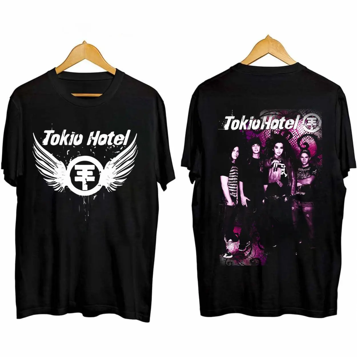 Tokio Hotel Gothic Style T Shirt Gift For Fans Alternative Music Tee