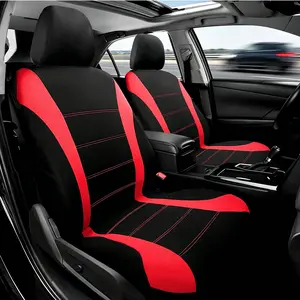 [fathersdaygift]9 PCS Universal Fit Car Seat Covers for Vehicles with Removable Headrests – Breathable Elastic Fabric, Headrest Covered, Wear Protection, Durable & Premium, Front & Back Side Set