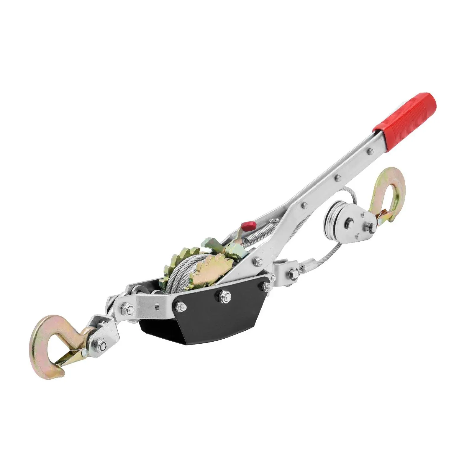 【Summerfinds】Power Puller Come Along Winch 2 Ton 4409 lbs Heavy Duty Pull Hoist 2 Hooks 【Summerfinds】Power Puller Come Along Winch 2 Ton 4409 lbs Heavy Duty Pull Hoist 2 Hooks