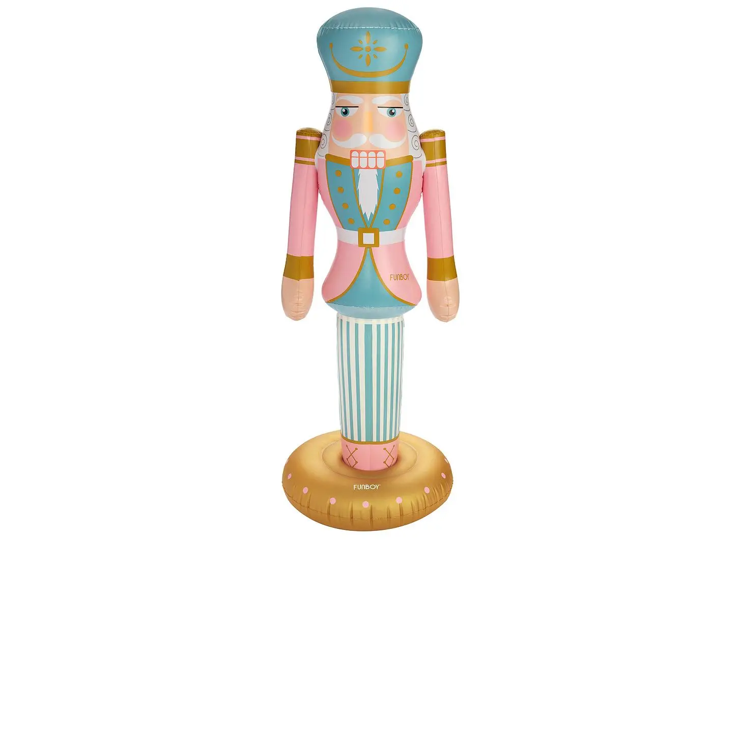 FUNBOY Small Pink Inflatable Nutcracker