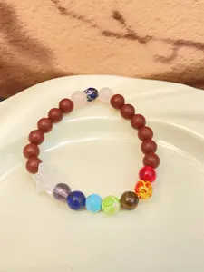 8MM Bloom Floral incense aromatherapy bracelet for Smooth energy and harmony Hexagram+7 Chakras+Lotus