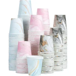 300Pack 3 oz Paper Cups Disposable Bathroom Small Mouthwash Cups Bath Cup 3 oz Paper for Bathroom,Birthday Party, Travel, Events, Picnic, BBQ