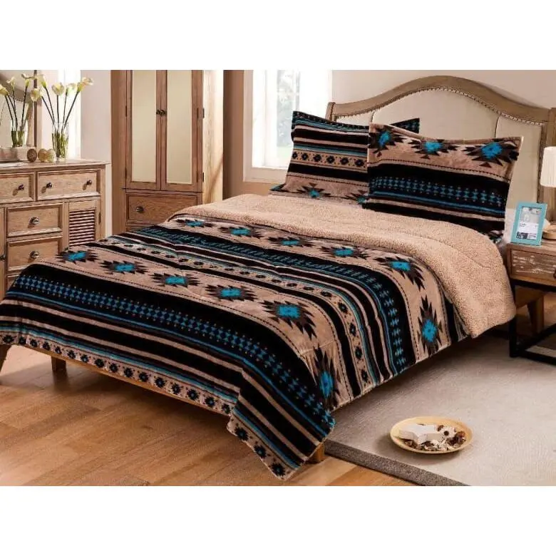 Southwestern Aztec Sherpa Set Southwestern Aztec Sherpa Set