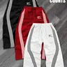 Men's Striped Print Waistband Jogger Pants, Casual Comfy Breathable Sweatpants for Daily Wear, Men's Trousers for All Seasons, Sports Pants, Athleisure Casual Bottoms