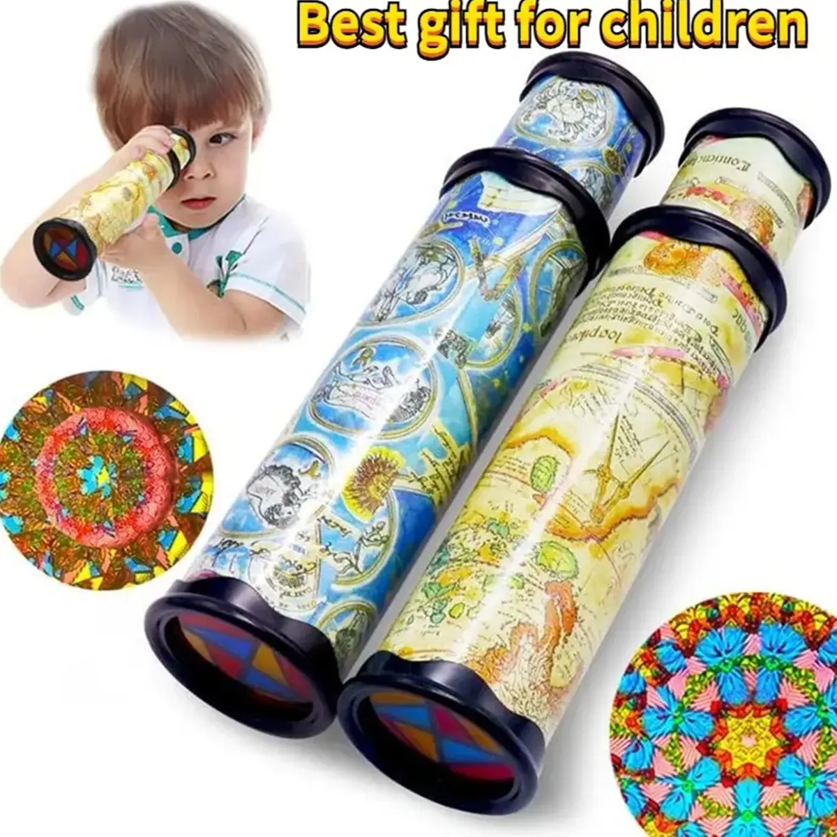 Rotating Kaleidoscope Toy, Stretchable Classic Kaleidoscope, Explore Patterns with Family and Friends, Fun And Creativity, Creative Prank Gift, Perfect Gift for Friends and Loved Ones