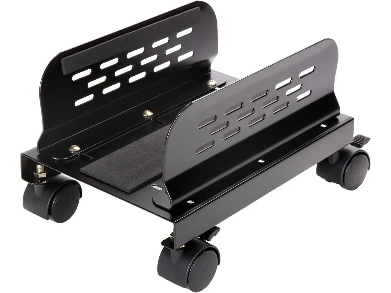 SYBA SY-ACC65093 Slim PC or UPS Metal Floor Stand with Adjustable Width and Caster Wheels