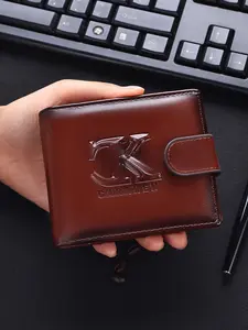 Men's Business Casual Colorblock Leather Wallet, Durable Bifold Wallet, Multi-Card Slots, Photo Holder, Coin Pocket, Perfect Gift for Boyfriend, Durable Fashion Wallet