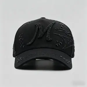 2026 Trendy Party Hats：31 Hats x El Mago Total Black Snapback – Adjustable Streetwear Cap