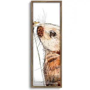 Rustic Walnut 13x39 Frame - Single Frame, 13 x 39 Poster Frame for Artwork, Puzzles, Photos and Movie Posters Picture Frames