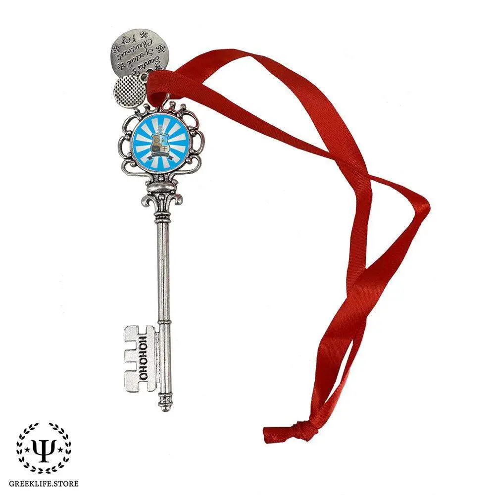 Phi Kappa Sigma Christmas Ornament Santa Magic Key