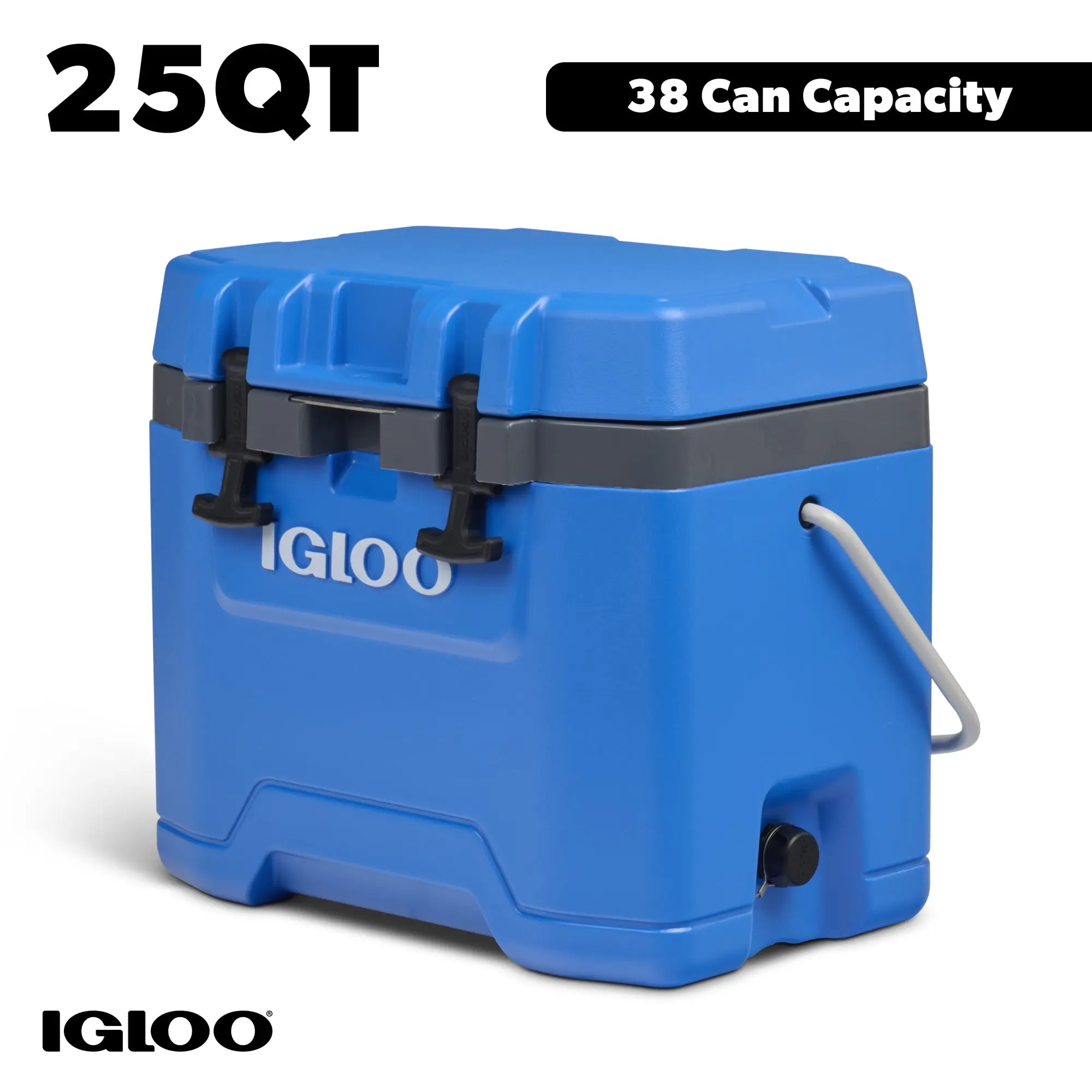 Igloo 25 QT Overland Ice Chest Cooler, Blue